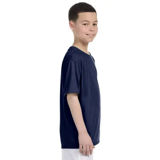 Gildan&reg; Heavy Cotton Crew Neck Short Sleeve Youth T-Shirt Charcoal {8}