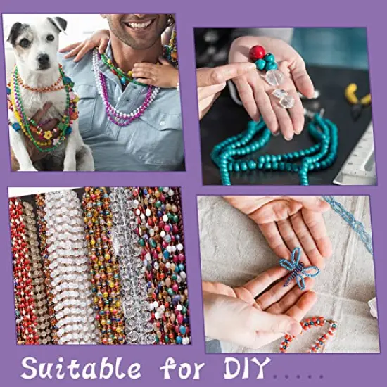 58 Pieces Beading Needles Set,50 Pieces Long Straight Beading Thread Needles, 8 Pcs Big Eye Beading Needles with Threader, Needle Bottle, Yarn Scissors,Tweezers for Bracelets and Jewelry Making {3}