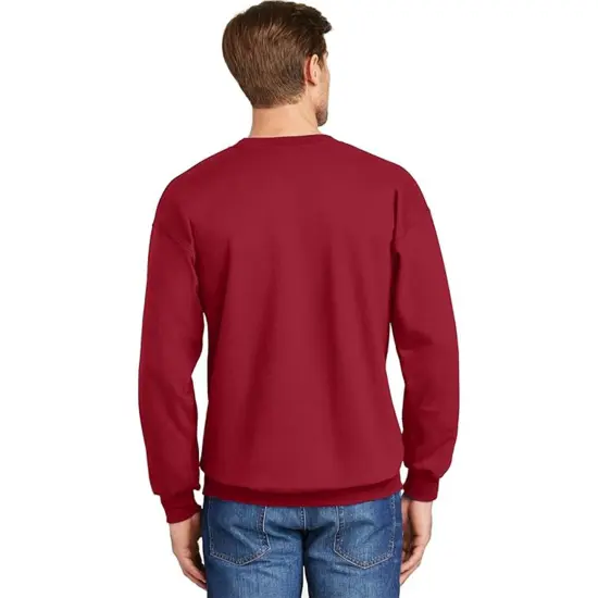 Bayside&reg; Union Made Crewneck Sweatshirt Red {7}