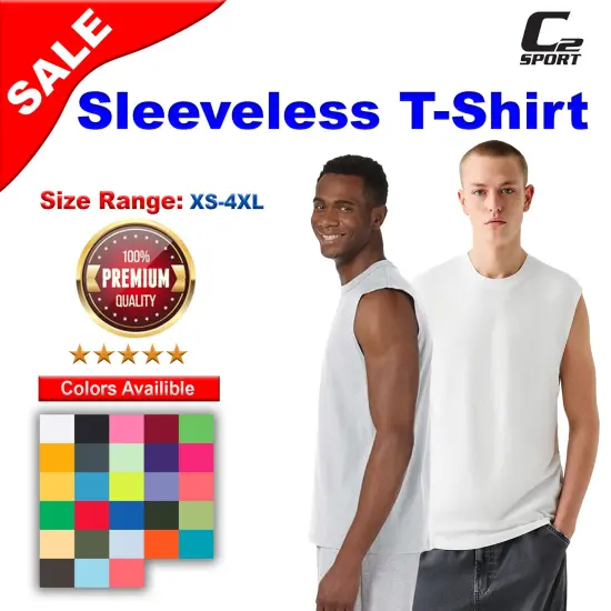 C2 Sport&reg; Crew neck Sleeveless T-Shirt True navy {2}