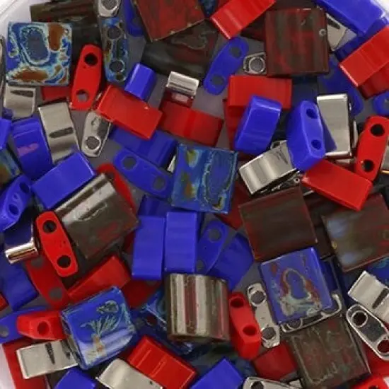 Miyuki Tila Bead Mix - Strong, 7 grams {1}