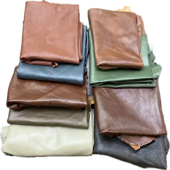 Full Grain Soft Sheep Skin Leather Remnants, Assorted Colors, for Crafts, Jewelry, Journal Making {7}