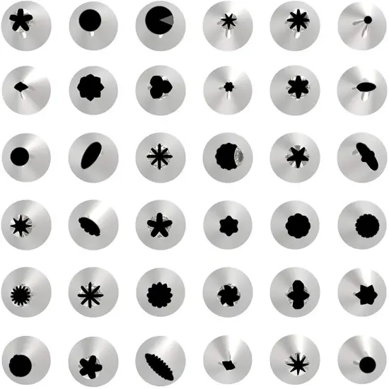 42Pcs Nozzle IcinCake Decorating Kit Set Tools Bags Piping Tips Pastry Icing Bag {1}