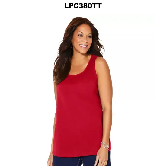 Port & Company&reg; Ladies Performance Tank - LPC380TT White {3}