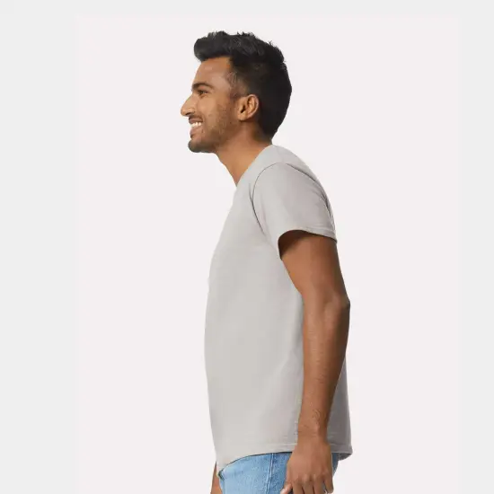 Gildan® Ultra Cotton Crewneck Short Sleeve T-Shirt Safety orange {6}