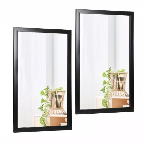 2X Decorative Mirror for Home and Bathroom Wall Decor 24"x36" Vanity Mirror {1}