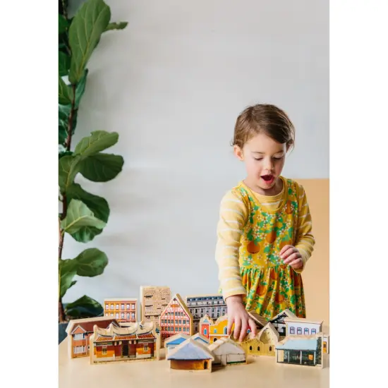 Where I Live? Wooden Blocks - Set of 17 - Ages 1+ {2}