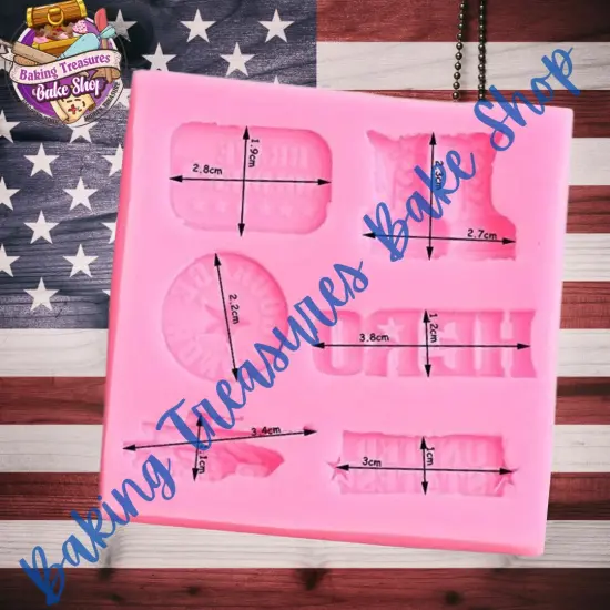 Hero Military ThemeSilicone Mold {3}