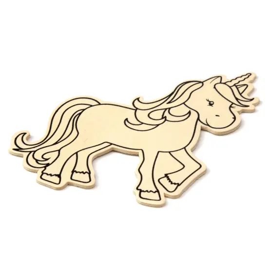 CousinDIY MDF Shape-Unicorn {3}