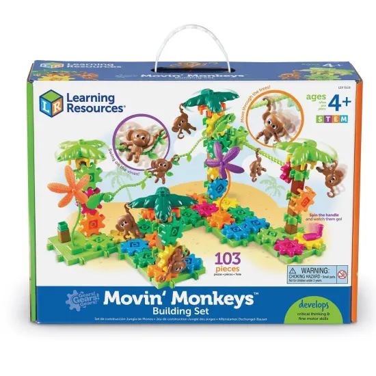 Gears! Gears! Gears!&reg; Movin' Monkeys&trade; Building Set, 103 Pieces {2}