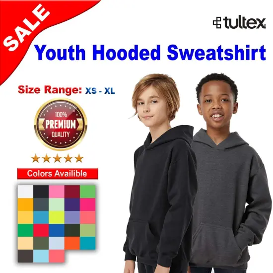 Tultex&reg; Youth Hooded Sweatshirt {2}