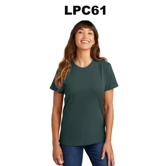 Port & Company&reg; Ladies Crew Neck Short Sleeve Essential Tee Candy pink {3}