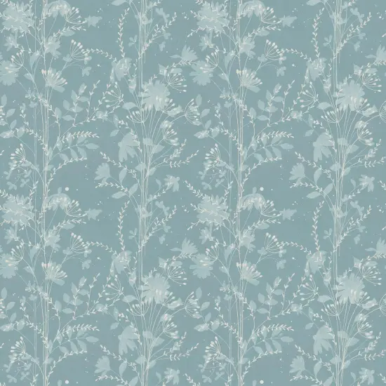 Laura Ashley Fennelton Pale Newport Blue Wallpaper {2}