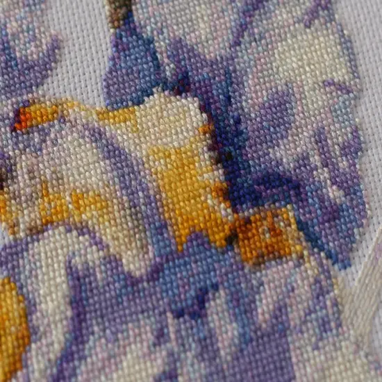 Cross stitch kit Irises {6}