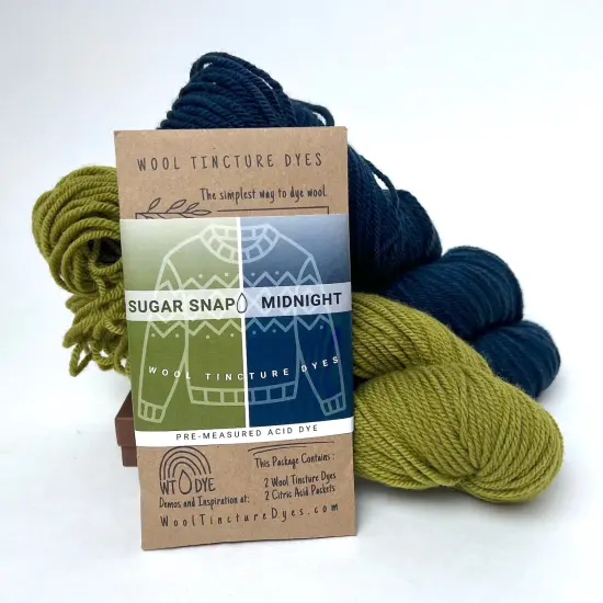 Wool Tincture Dye Color Pack Pairings Sugarsnap-midnight {1}