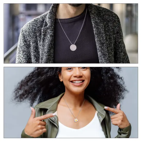 53 FT Ball Bead Chain, 1.5 mm Adjustable Pull Chain Beaded with 50 PCS Matching Connectors, Stainless Steel Bead Chain for Jewelry Making Necklace Keychain Dog Tag Chain {4}