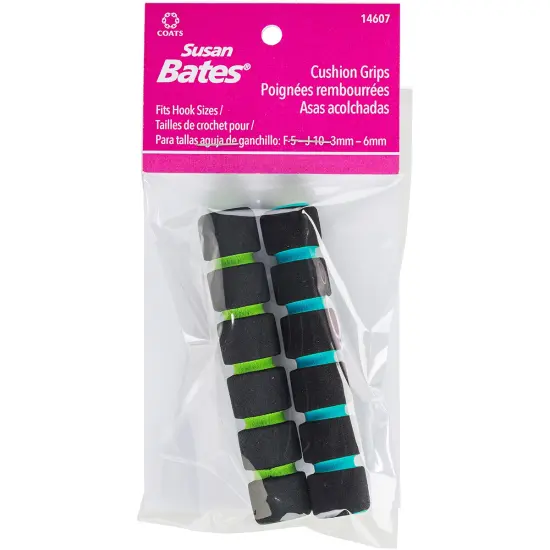 Susan Bates Crochet Hook Cushion Grips 3.75"-2/Pkg {1}