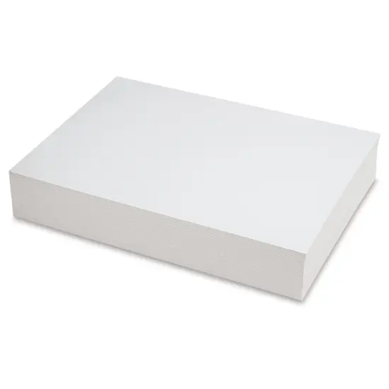 Crescent Illustration Board - 9" x 12", 18-Ply, White, Hot Press, Pkg of 40 Sheets {2}