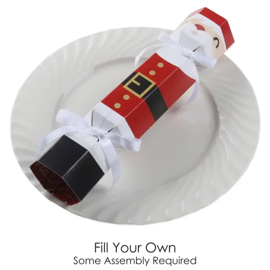 Big Dot of Happiness Jolly Santa Claus - No Snap Christmas Party Table Favors - DIY Cracker Boxes - Set of 12 {3}
