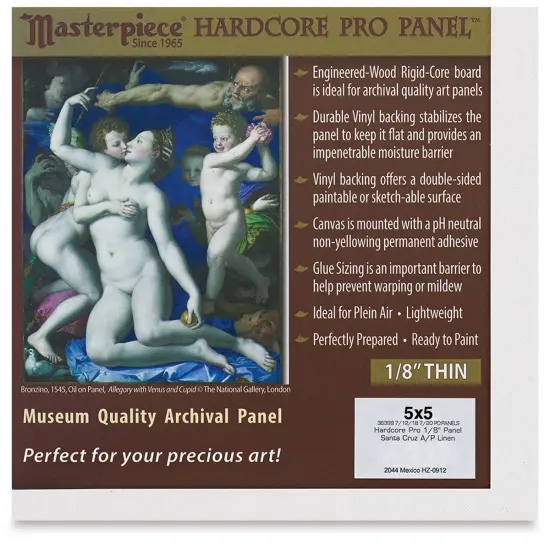 Masterpiece Santa Cruz Hardcore Pro Canvas Panel - 5" x 5" {1}