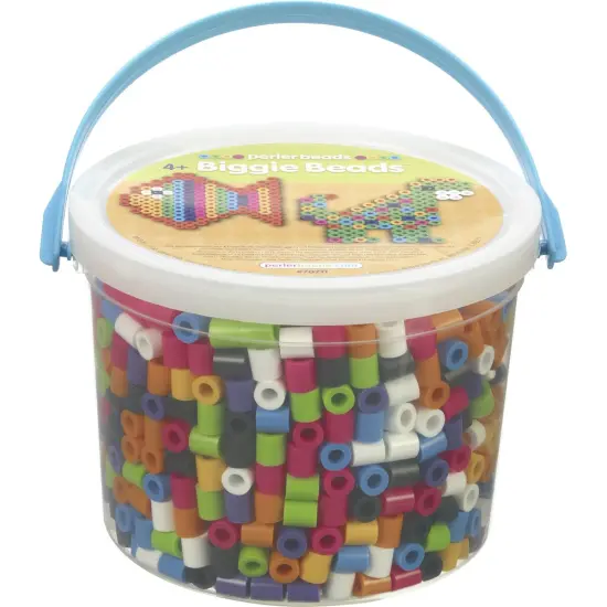 Multipack of 12 - Perler BIGGIE Beads 1,200/Pkg-Assorted Colors {2}