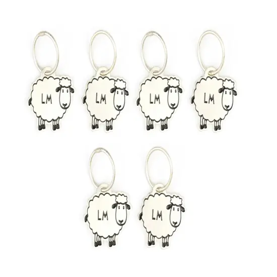 Lantern Moon Meadow Sheep Knitting Stitch Markers Multicolor {1}