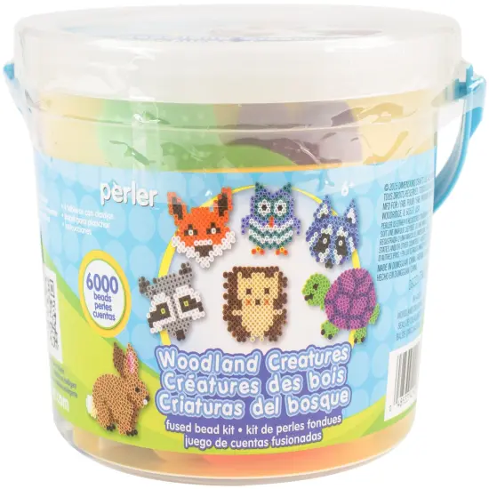 Multipack of 2 - Perler Fused Bead Bucket Kit-Woodland Creatures {2}