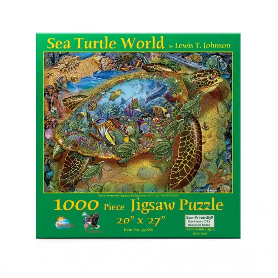Sunsout Sea Turtle World 1000 pc Jigsaw Puzzle 39286 {4}
