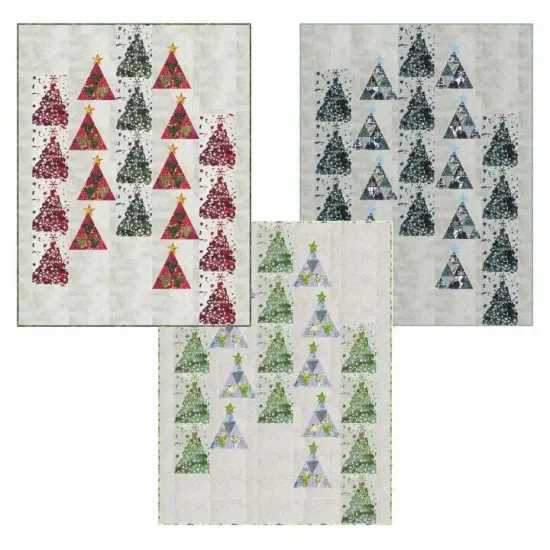 Pattern~Tree Line Designed by Patti Carey features Winterlight fabrics from Nort {2}