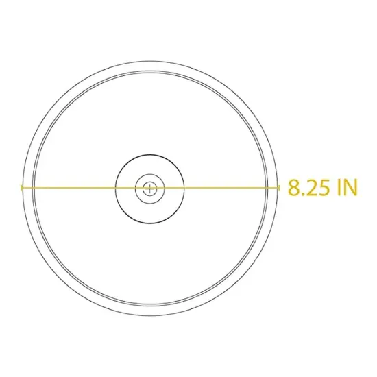 Lodge GL8 Tempered Clear Glass Lid Fits 8 Inch Cast Iron Skillets Serving Pots {4}