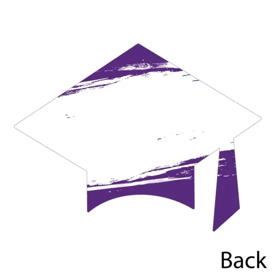 Big Dot of Happiness Purple Grad - Best is Yet to Come - Shaped Thank You Cards - Purple Grad Party Thank You Note Cards with Envelopes - Set of 12 {6}