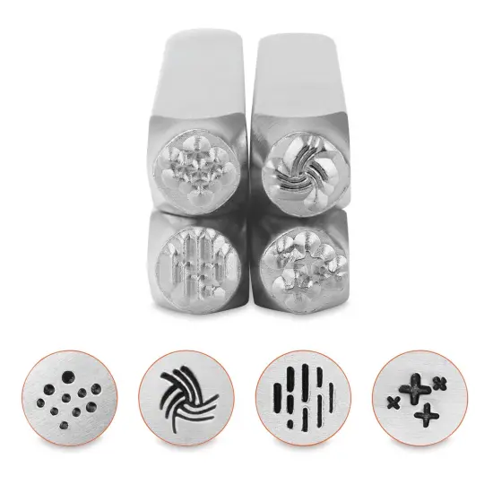 ImpressArt Design Stamp - Texture Pack Series 3, Set of 4 {2}