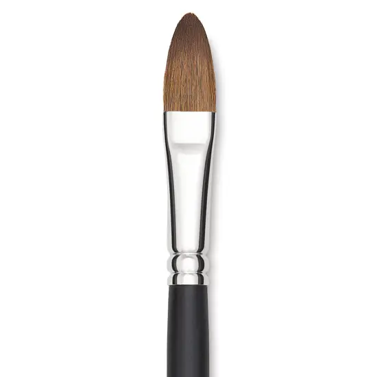 Blick Masterstroke Finest Red Sable Brush - Filbert, Size 14, Long Handle {2}