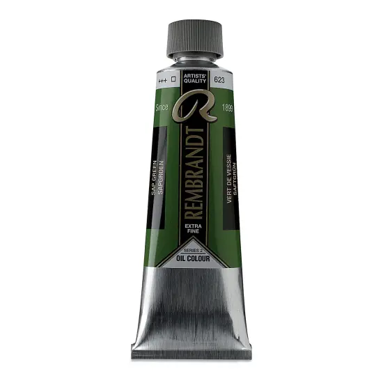 Rembrandt Artists' Oil Color - Sap Green, 150 ml tube {2}
