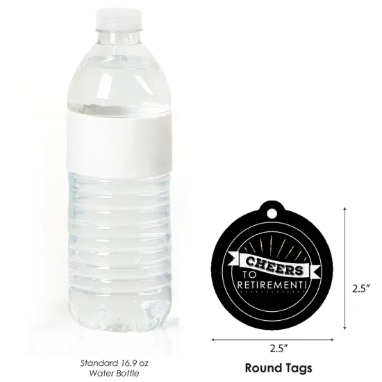 Big Dot of Happiness Happy Retirement - Retirement Party Favor Gift Tags (Set of 20) {4}