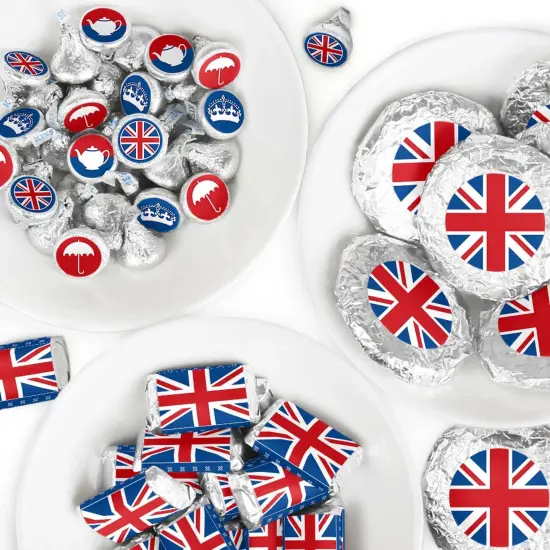 Big Dot of Happiness Cheerio, London - British UK Party Candy Favor Sticker Kit - 304 Pieces {1}