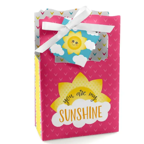 Big Dot of Happiness You are My Sunshine - Baby Shower or Birthday Party Favor Boxes - Set of 12 {1}