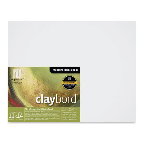 Ampersand Claybord - 11" x 14", 2" Deep Cradled {1}