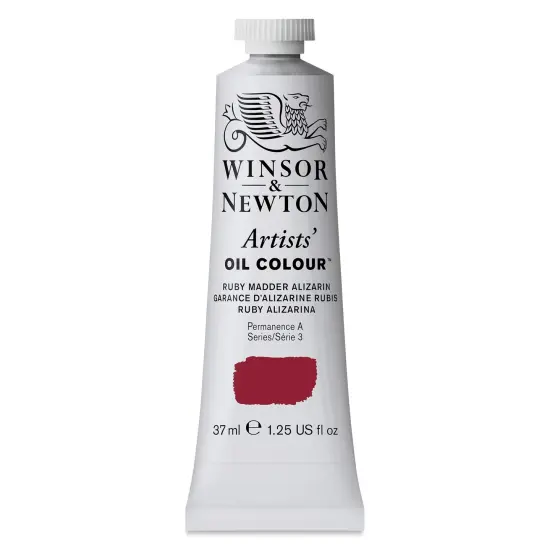 Winsor & Newton Artists' Oil Color - Ruby Madder Alizarin, 37 ml tube {1}