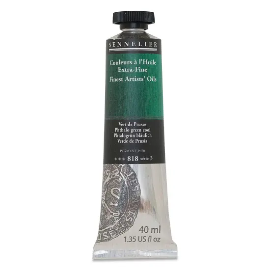 Sennelier Artists' Extra Fine Oil Paint - Phthalo Green Cool, 40 ml {2}