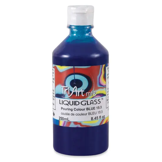 Tri-Art Liquid Glass Acrylic Pouring Color - Blue, 250 ml {1}