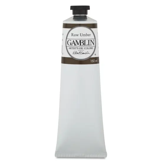 Gamblin Artist's Oil Color - Raw Umber, 150 ml tube {1}
