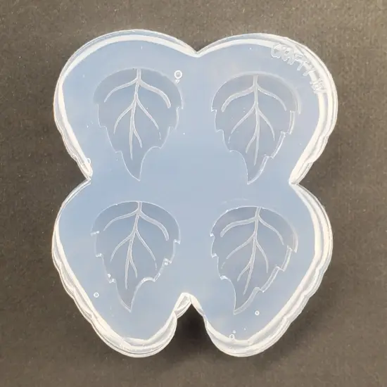 Fall Leaf Birch Stud Earring Silicone Mold(A9) {4}