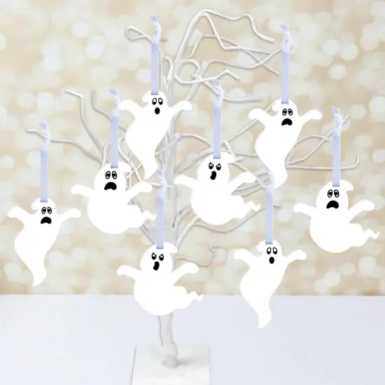 Big Dot of Happiness Spooky Ghost - Halloween Party Decorations - Tree Ornaments - Set of 12 {3}