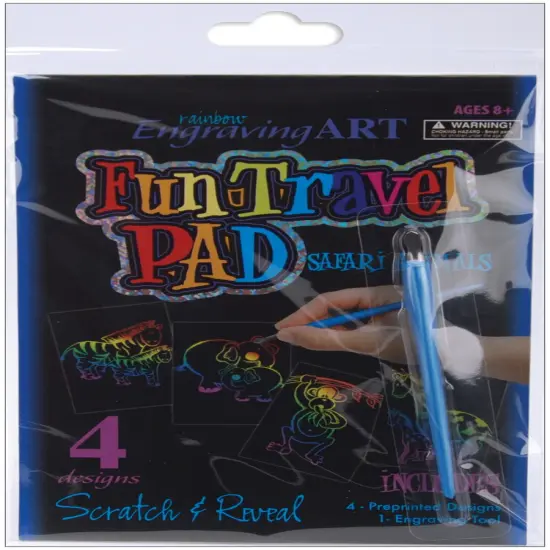 Royal & Langnickel(R) Rainbow Foil Engraving Fun Travel Pads {1}