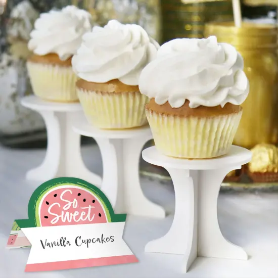 Big Dot of Happiness Sweet Watermelon - Fruit Party Tent Buffet Card - Table Setting Name Place Cards - Set of 24 {6}