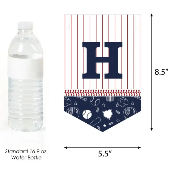 Big Dot of Happiness 1st Birthday Batter Up - Baseball - First Birthday Party Bunting Banner - Party Decorations - Happy 1st Birthday {4}