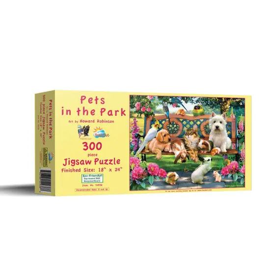 Sunsout Pets in the Park 300 pc Jigsaw Puzzle 54938 {3}