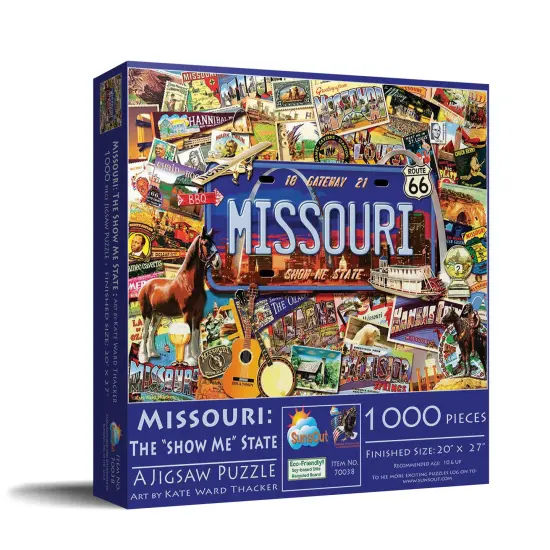 Sunsout Missouri: The "Show Me" State 1000 pc Jigsaw Puzzle 70038 {3}