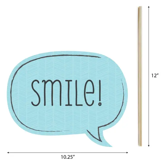 Big Dot of Happiness Dashing Little Man Mustache Party - Photo Booth Props Kit - 20 Count {7}